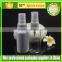 Clear round cosmetic lotion 100ml, 150ml, 200ml, 250ml, 500ml, 750ml, 1000ml Plastic HDPE spray bottle