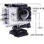 Multipurpose HD DVR SJ6000 video Sport go pro camera extreme Sport Helmet Action Camera+monopod