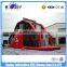 2016 Hot Inflatable Jump Off Sport Games Jump Fall Slide With Air Bag