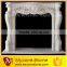 Marble Carved Double Frame Mantel Stone