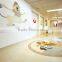 Epoxy PVC linoleum floor rolls for commercial and industrial