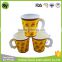 Arabic insulated disposable hot drink paper tea cup with handle