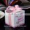 Ribbon Square Party box wedding luxury favor boxes gift box baby shower box