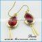 Top quality fashion women handing earring stud dubai gold plating jewelry set