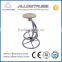 customized round aluminum truss bar table with wheels