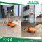 Aluminum Vertical Lifting Platform Hydraulic Electric Single Mast Aerial Lift Table