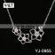 multi gemstone tortoise monogram disc tassel pendent crystal paw necklace