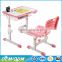 Plastic ergonomics design Height adjustable study desk for kids