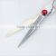 2016 dragon handle hair scissors with sword blade red diamond screw/beauty salon hairdressing shears