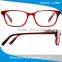 Latest designer fashion optical frame red cheap eyewear