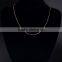 Gold plated rolo chain 17inch W clasps necklace chain for women men