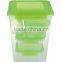 Airtight food storage with lock,plastic food storage box