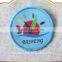 White twill garments/bags woven labels,woven patches