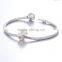 X339 Wholesale 925 Silver Halloween Witch Charms With Red Crystal