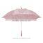 8K Automatic Open Ladies Long Handle Straight Umbrella