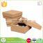 China suppliers new design brown kraft paper Luxury cardboard Storage jewelry box