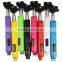 (sl)Superior 1PC Bluetooth Fold Selfie Stick Self-portrait Monopod With Zoom for Smartphone