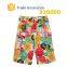 2015 New Fashion Children Kids Clothing Boys 100% Cotton Casual Sport Colorful Floral Printing Beach Shorts Half Pants Trousers