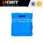 Customized logo space saving stackable folding plastic fresh crate