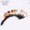 Professional Hot Sale New Fashion Portable 10Pcs Foundation Cosmetic Brush Set
