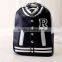 High quality Korean Splice style pu leather girl and boy school backpack bag