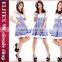 Wholesale HOT fancy lady's latex french maid costume