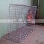 Standard galvanized gabion box from China ISO9001 factory,4mmX1mX1m welded wire mesh galfan gabion basket on sale