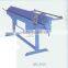 metal sheet folding machine with cutting device