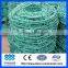 galvanized/pvc coated barbed wire (reverse twist or nromal twist )