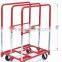 Vinyl coating Panel Mover with 6x2 heavy duty casters and 45" uprights