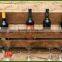 luxurious hanging wooden wine rack for hot sale,wooden bottle holder