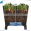 Outdoor Rattan Wicker Patio Garden Flower Plant Planter Raised Elevated Garden Bed