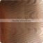 4x8 Color Coated Hairline Stainless Steel 2MM Embossed Copper Sheet