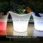 RGB color changing illuminated plastic ice bucket led lighting flower pots