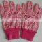 Kids Cotton Gardning Gloves With Mini PVC Dots Palm