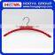 10PACK Candy Colour Plastic Velvet Flocking Clothes Hanger for Famale