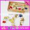 2016 hot sale educational children wooden domino building blocks W15A067