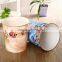 Factory price household pure PP plastic round dust bin storage box