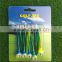 Custom Logo Colorful Plastic Golf Tee with Packaging
