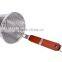 Hot selling stainless steel pasta colander ,noodles colander with long handle