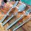 hot sale customized cheap stainless steel steak knife set
