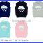 Cloud & Rain Print Baby Boys Girls Vest Charming Black Sweater Vest Newborn Baby Stylish Cool Sweater Vests