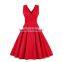 Women's Bodycon Mini Style Retro Sleeveless Swing Cocktail Evening Party Dress