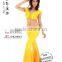 Trendy Yellow GOld Short Sleeve 100% Cotton Dance Trainin g Wear tops