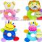 soft baby rattle squeaky toy plush infant toy