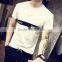 MC1143 cheap custome logo printed cotton T shirt Summer Men Clothes in sotck