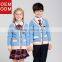 Children School Uniform Sweaters Cardigan With Chest Logos Customized