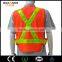 orange waistcoat waterproof relfective workwear LED security shirt