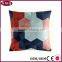 custom embroidered geometric vintage decorative neck pillow