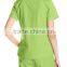 women's V-Neck scrub top with 3 pockets scrub suit